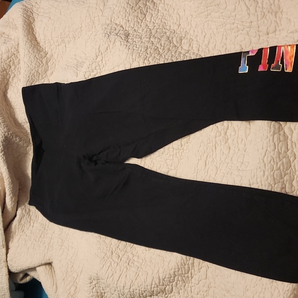 Victoria's Secret Black Yoga Pants size Medium